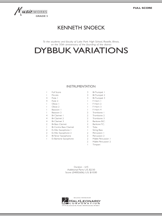 Dybbuk Variations - click here