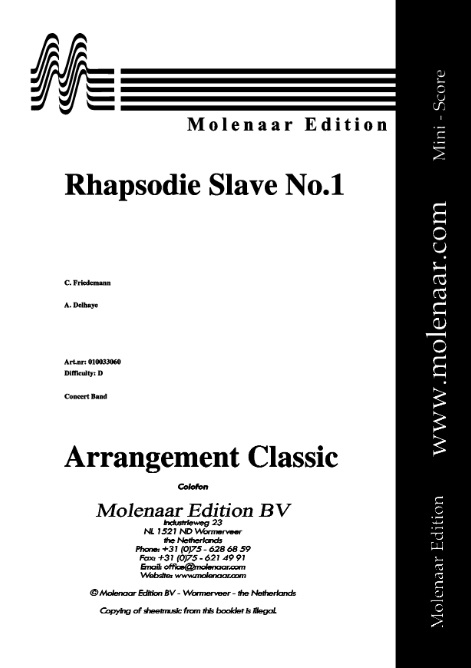 Slavische Rapsodie (Rhapsodie Slave #1) - click here