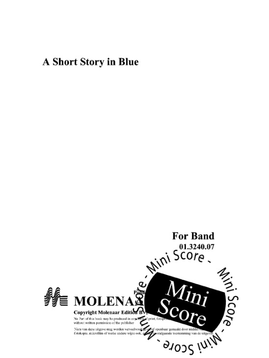 A Short Story in Blue - click here
