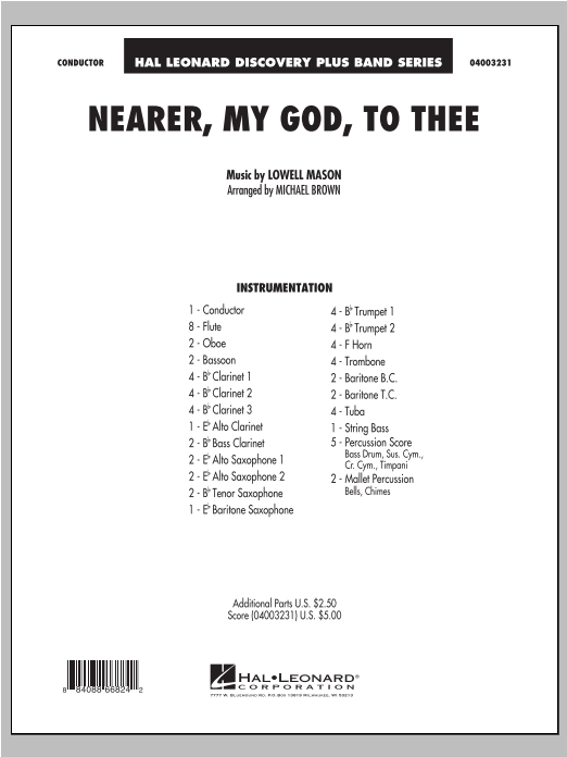 Nearer, My God, to Thee - click here