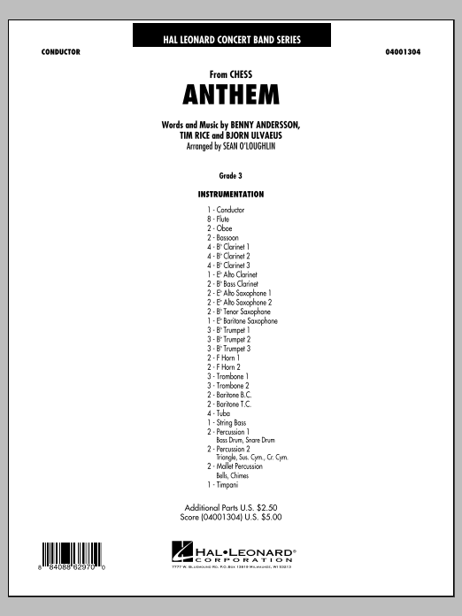 Anthem (from Chess) - click here