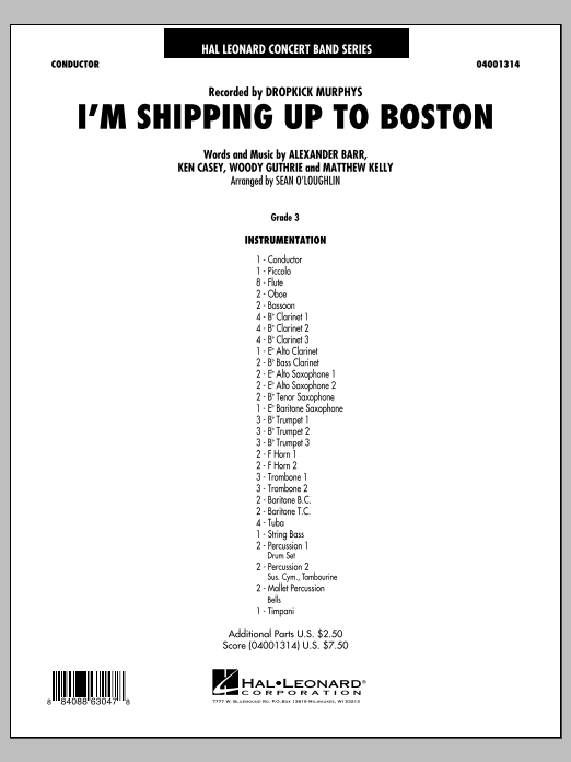 I'm Shipping Up to Boston - click here