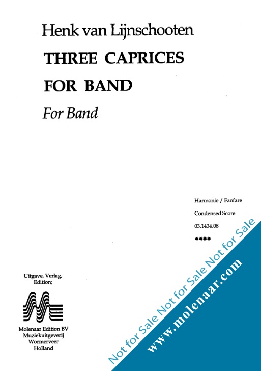 3 Caprices for Band (Three) - click here