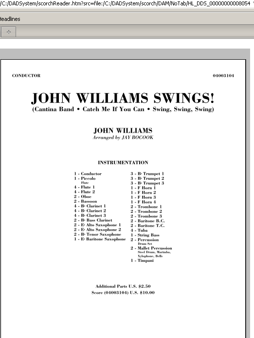 John Williams Swings! - click here