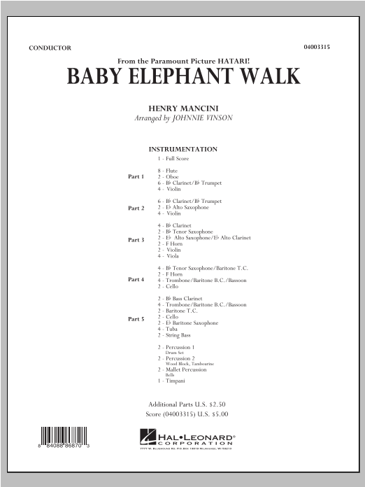 Baby Elephant Walk - click here