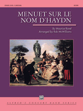 Menuet sur le nom d'Haydn - click here