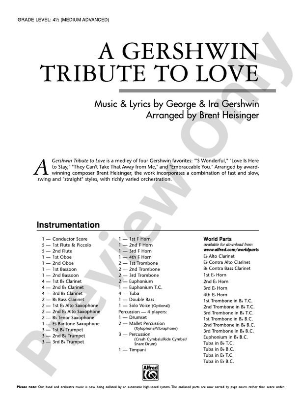 A Gershwin Tribute to Love - click here