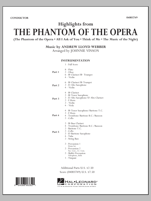 Highlights from 'The Phantom of the Opera' - click here