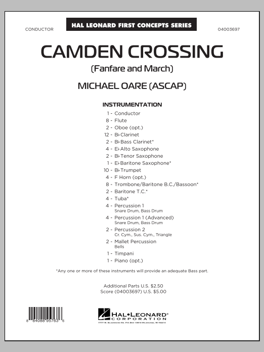 Camden Crossing (Fanfare and March) - click here