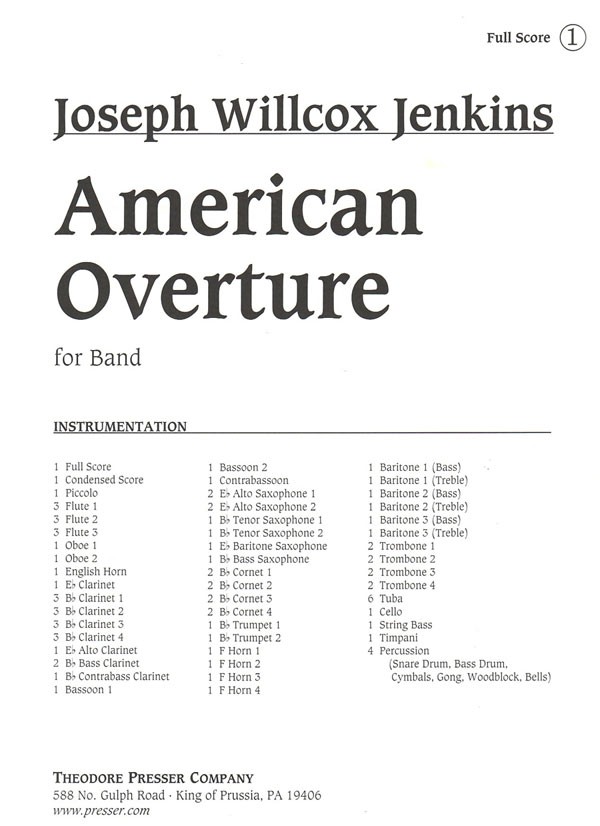 American Overture for Band - click here