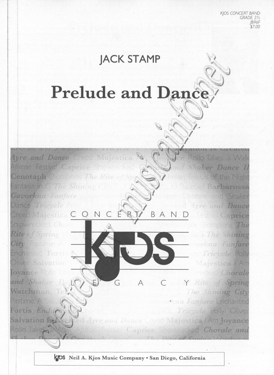 Prelude and Dance - click here