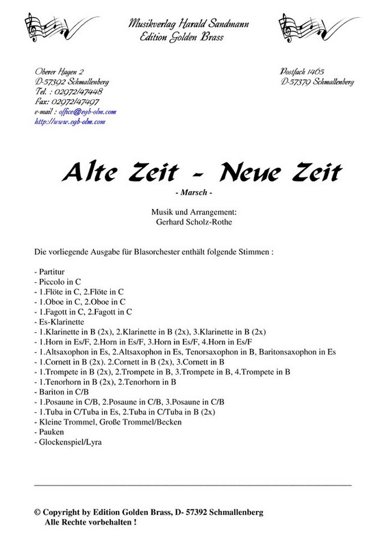 Alte Zeit - Neue Zeit - click here