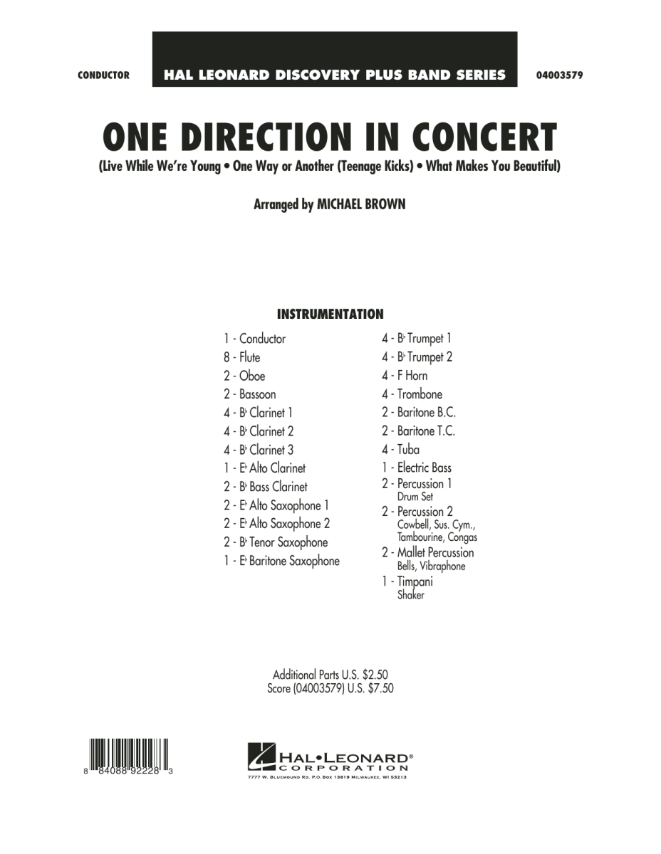 One Direction - In Concert - click here