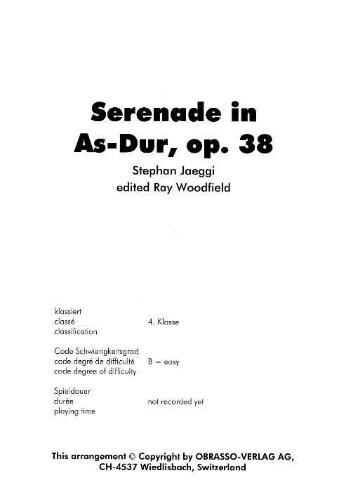 Serenade in AS-Dur - click here