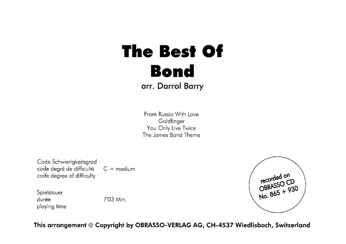 Best of Bond, The - click here