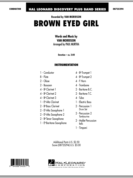 Brown Eyed Girl - click here