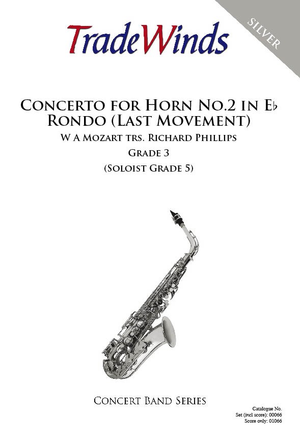 Concerto for Horn #2 in Eb - Rondo (Last Movement) - click here