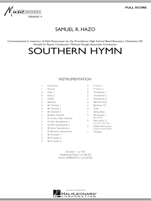 Southern Hymn - click here