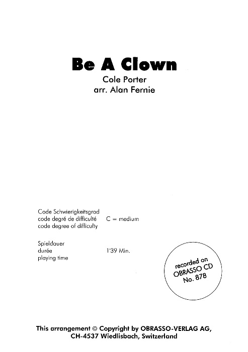 Be a Clown - click here