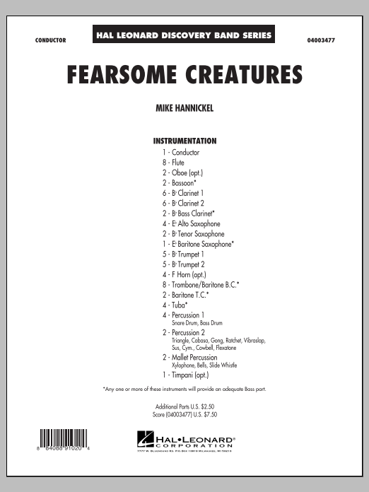 Fearsome Creatures - click here