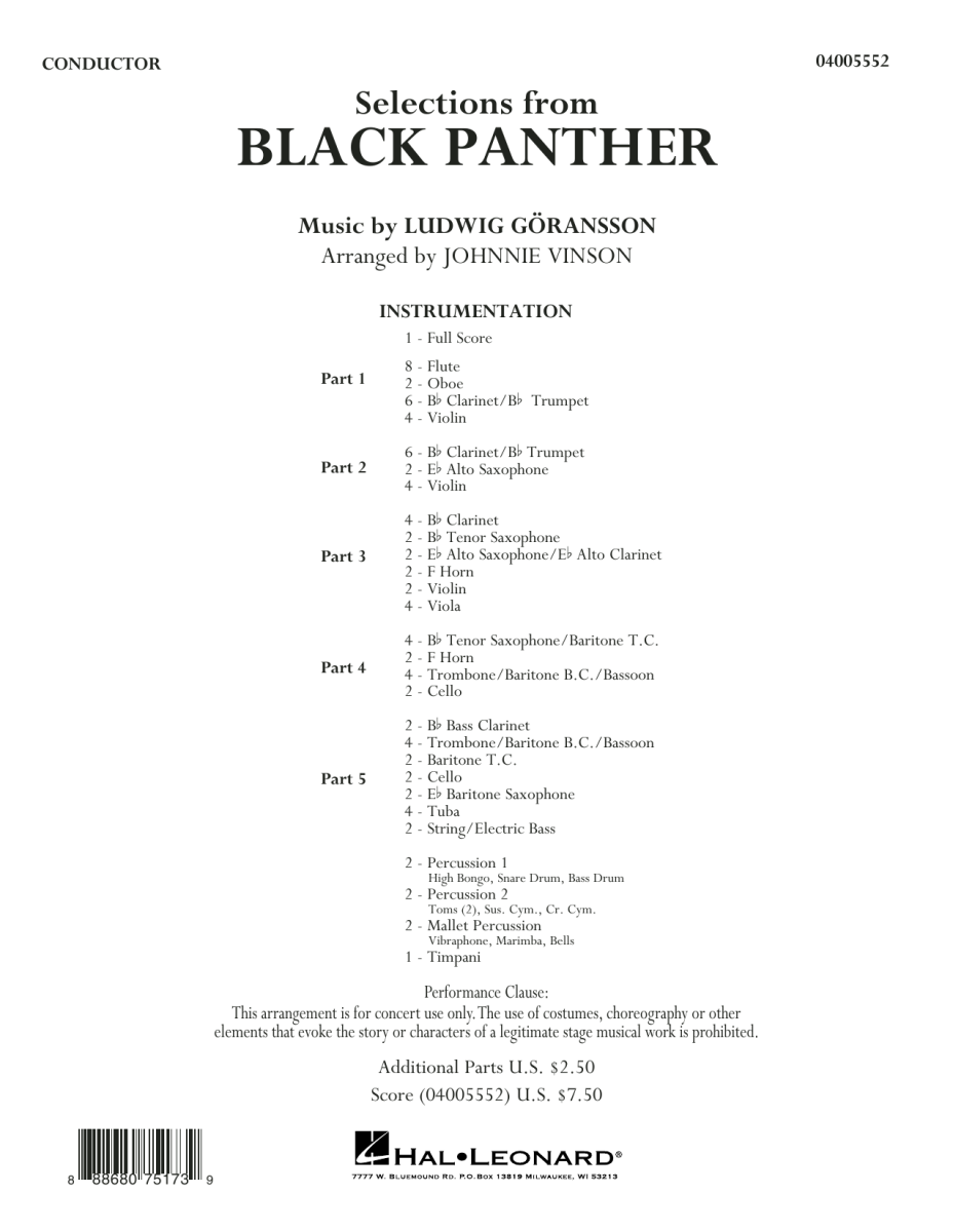 Selections from 'Black Panther' - click here