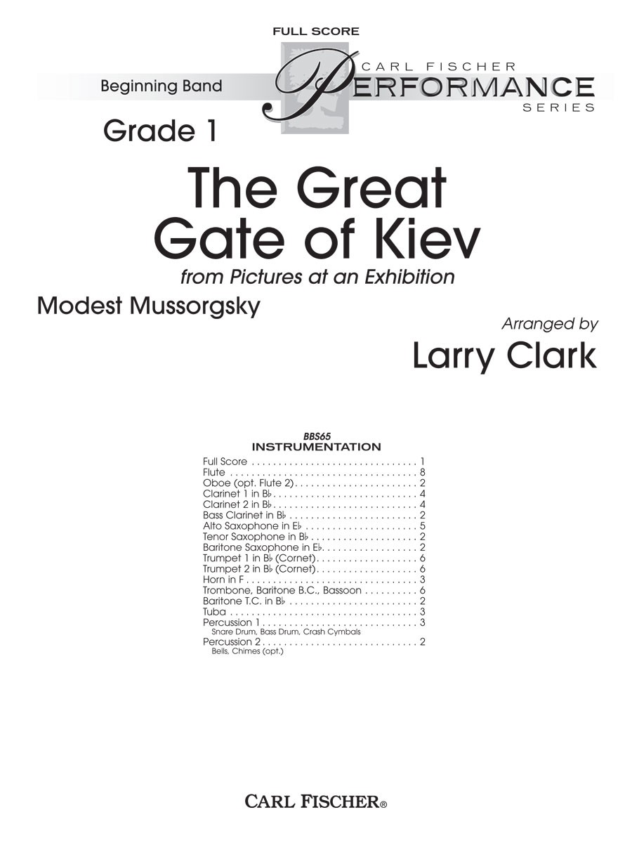 Great Gate of Kiev, The - click here