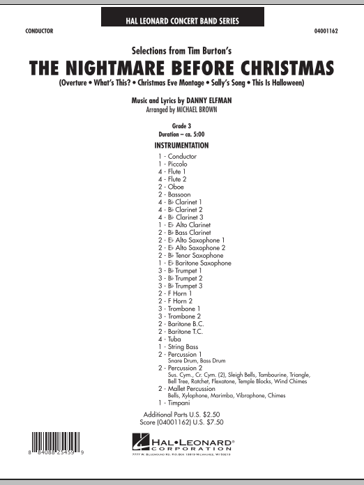 Selections from 'The Nightmare Before Christmas' - click here