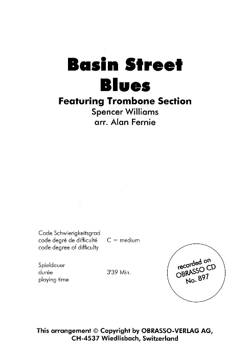 Basin Street Blues - click here
