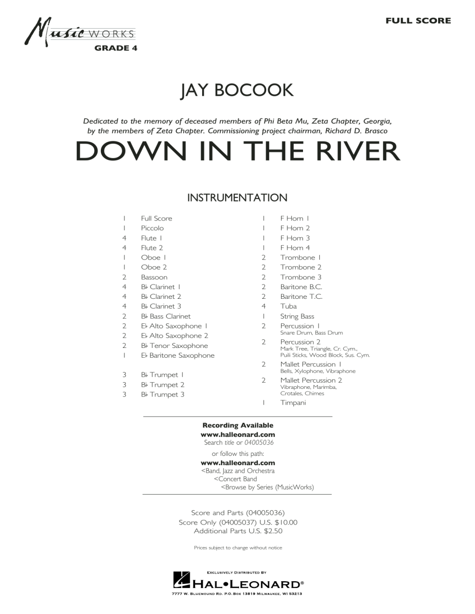 Down in the River - click here