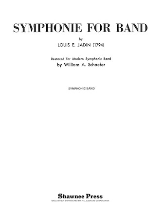 Symphonie for Band - click here