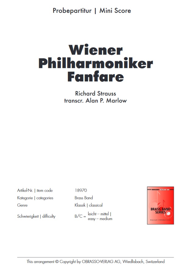 Wiener Philharmoniker Fanfare - click here