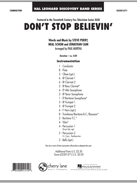 Don't stop Believin' - click here