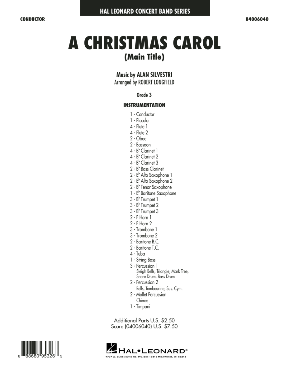 A Christmas Carol (Main Theme) - click here