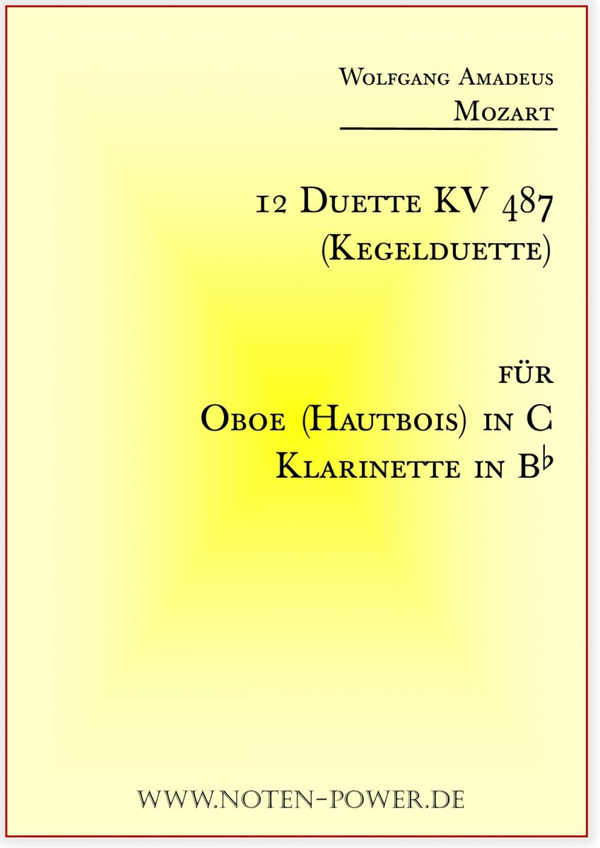12 Duette (Oboe / Klarinette) - click for larger image