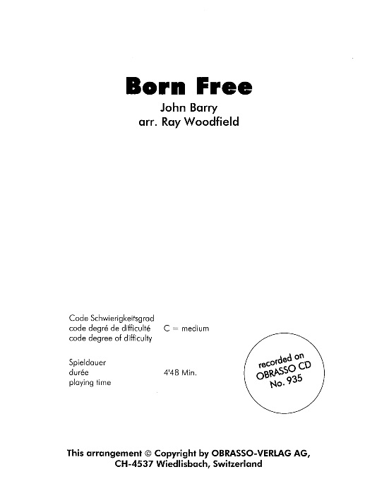 Born Free - click here