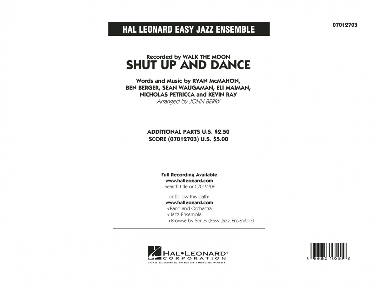 Shut Up and Dance - click here