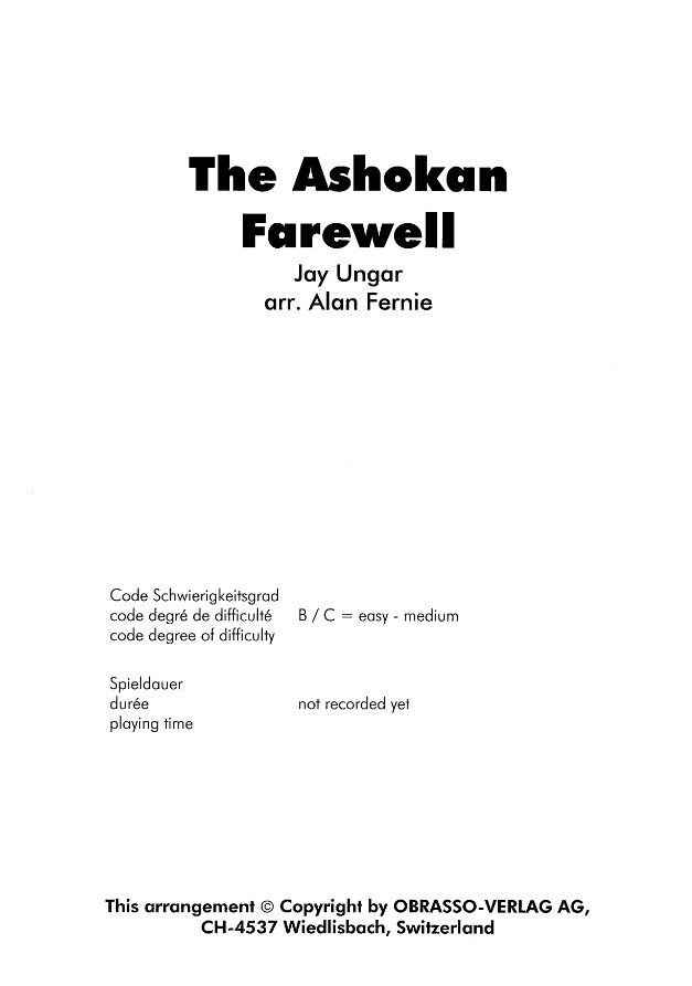 Ashokan Farewell, The - click here