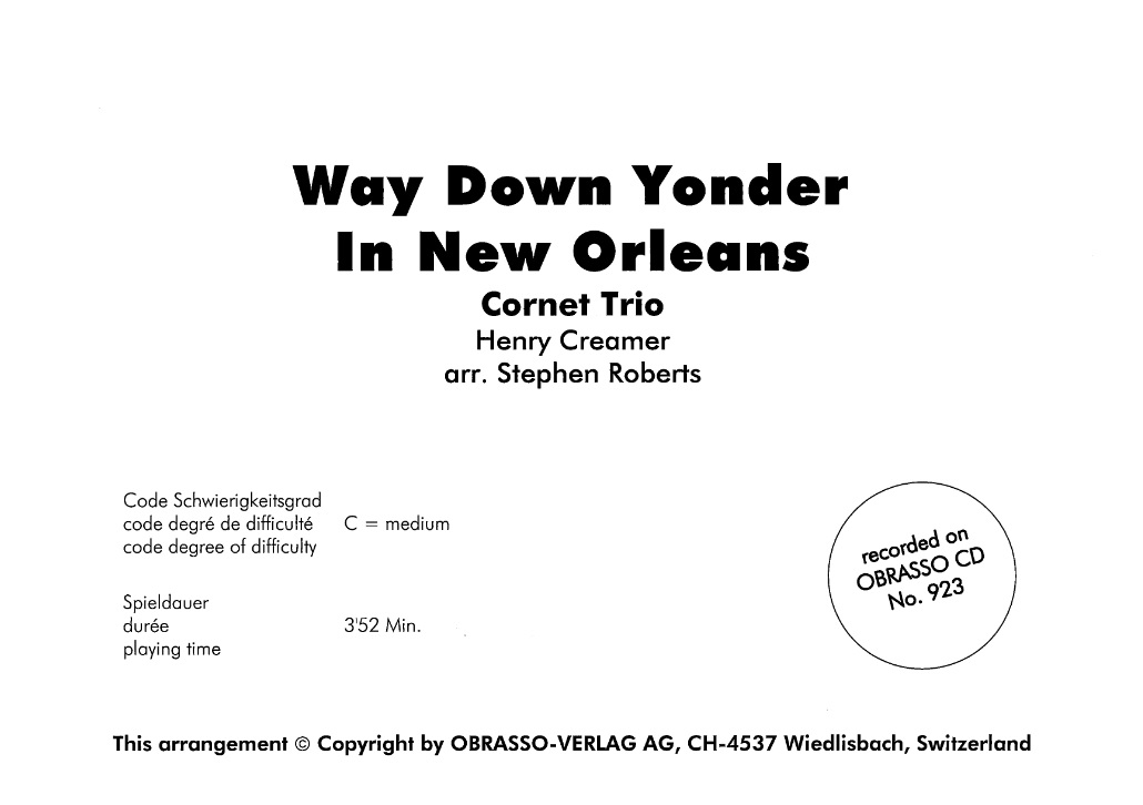 Way Down Yonder In New Orleans - click here