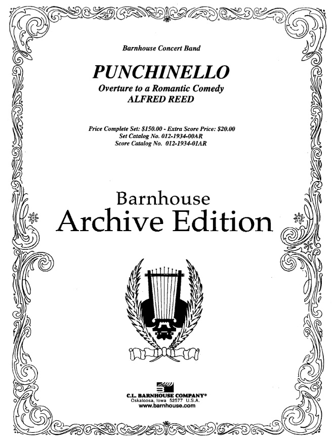 Punchinello (Overture to a Romantic Comedy) - click here