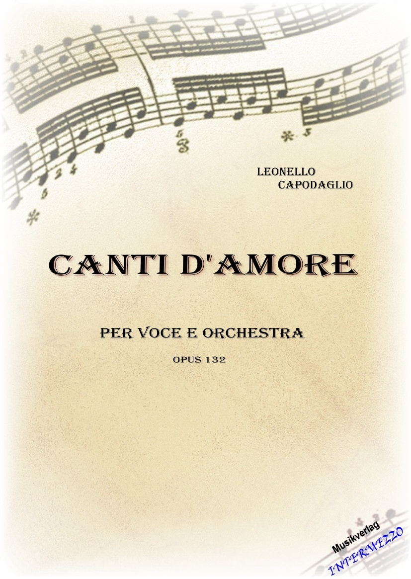 Canti d'Amore (für Stimme und Orchester) - click for larger image