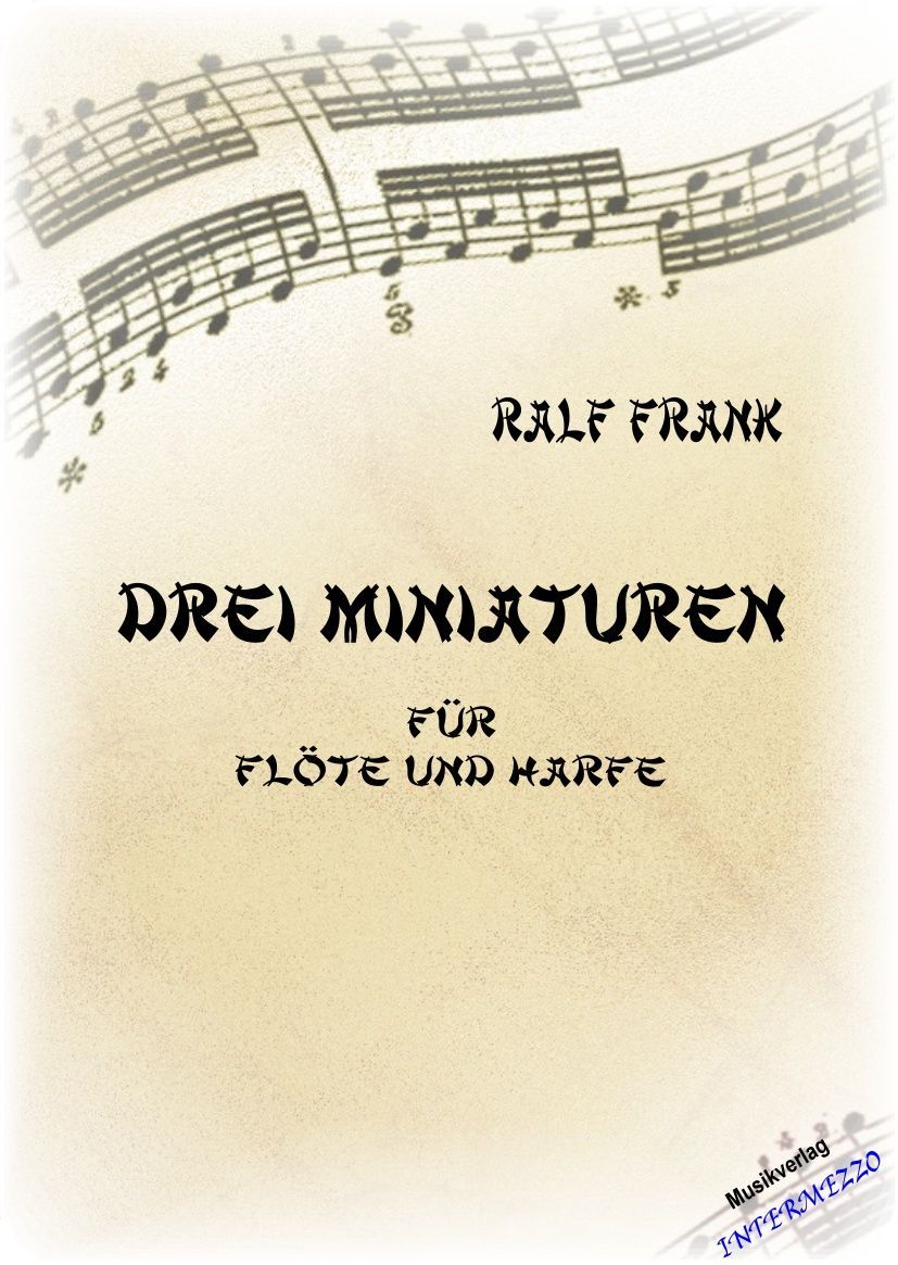 3 Miniaturen für Flöte und Harfe (Drei) - click for larger image