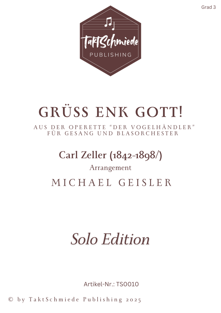 Grss enk Gott! (aus der Operette 'Der Vogelhndler') - click here
