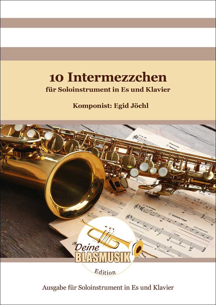 10 Intermezzchen f�r Soloinstrument in Es und Klavier - click here