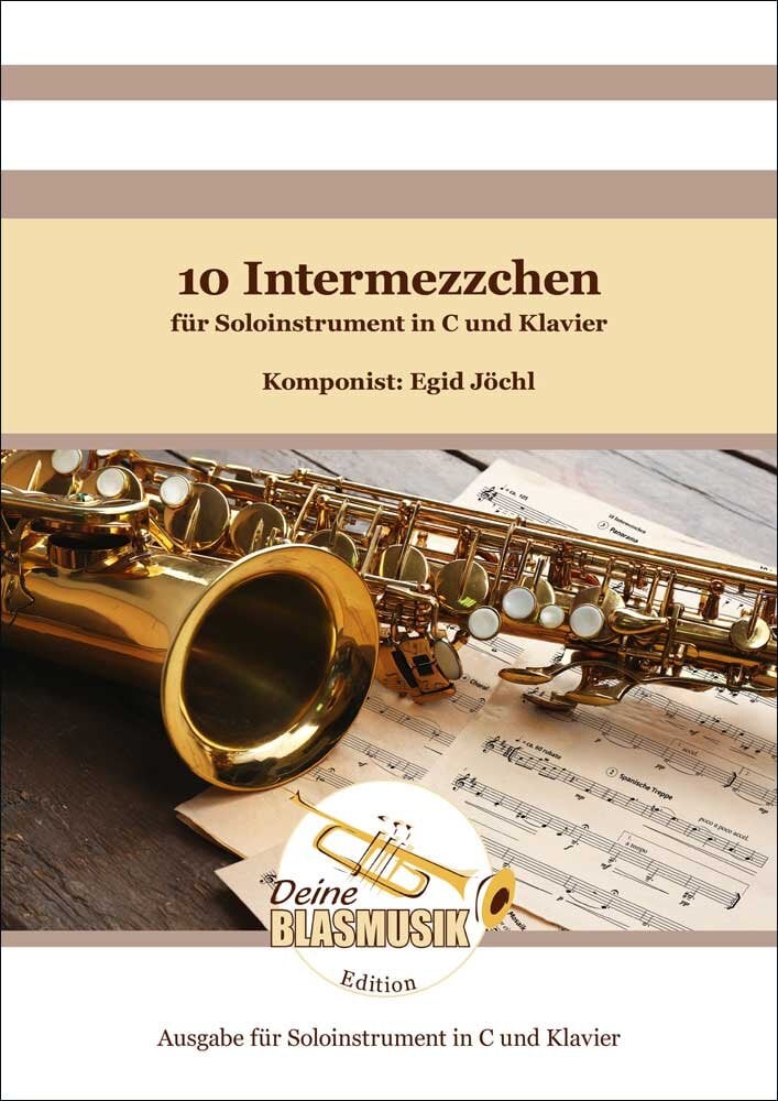 10 Intermezzchen f�r Soloinstrument in C und Klavier - click here