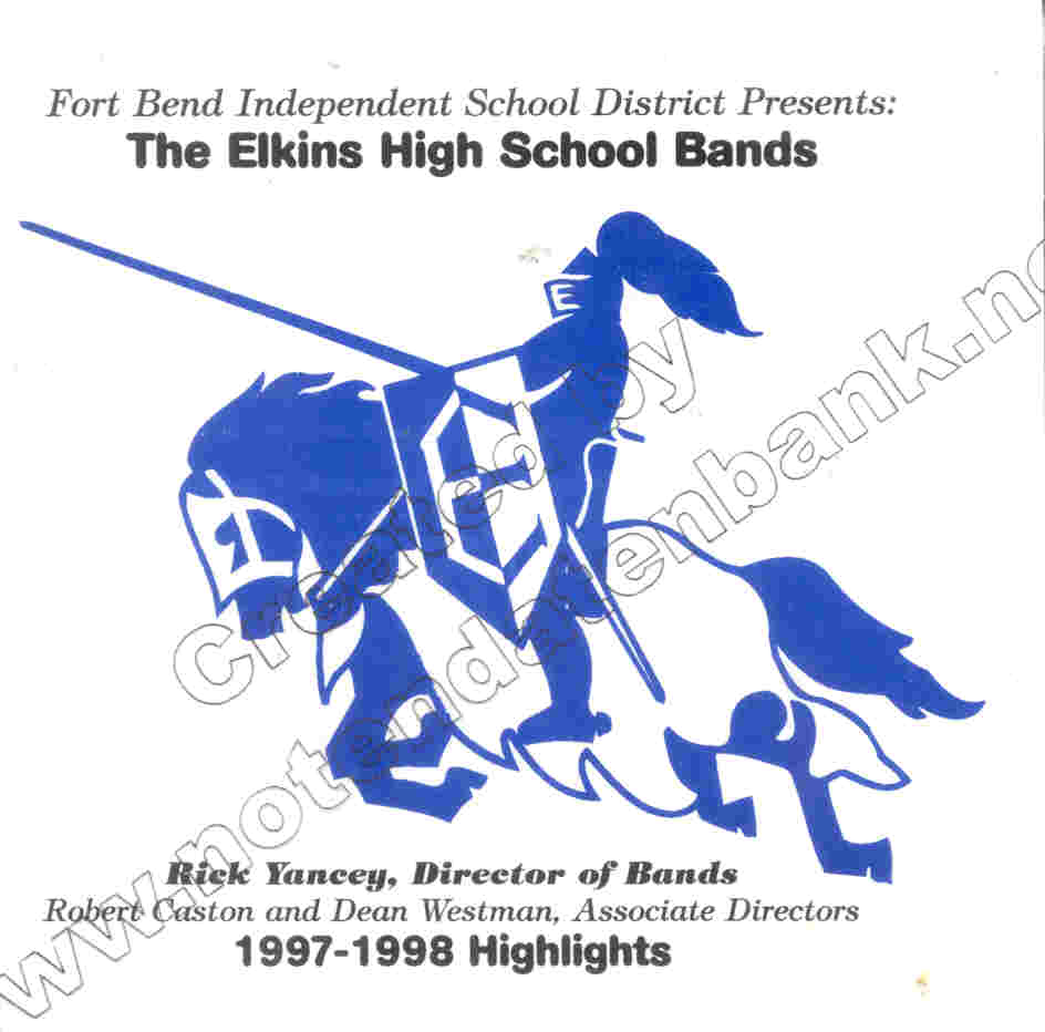 Elkins High School Bands 1997-1998 Highlights - click here