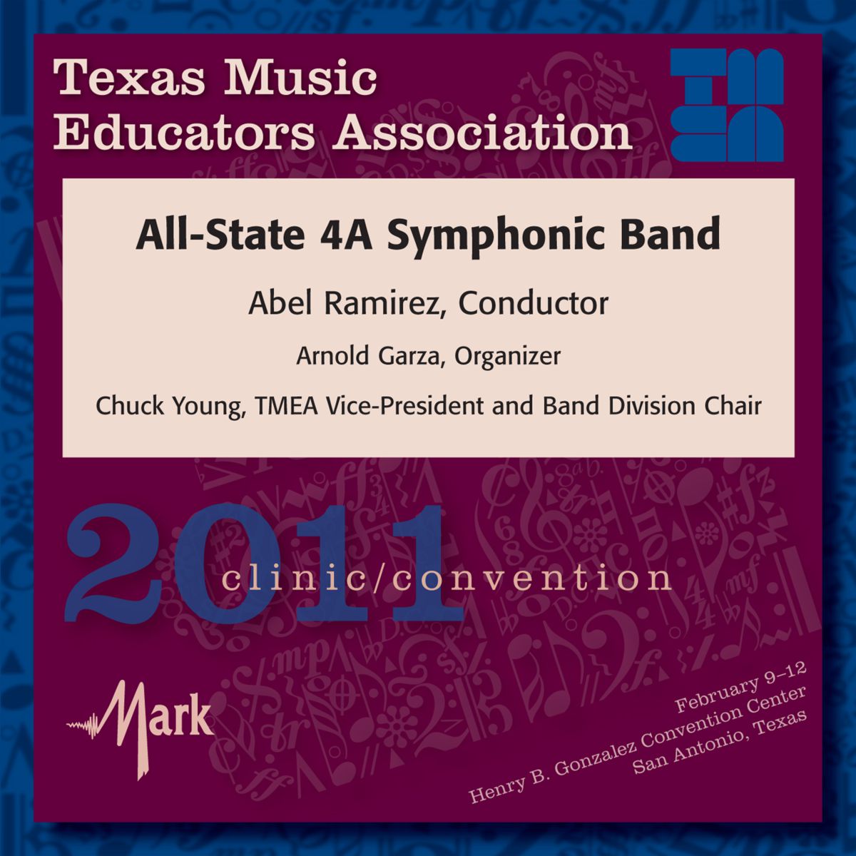 2011 Texas Music Educators Association: All-State 4A Symphonic Band - click here