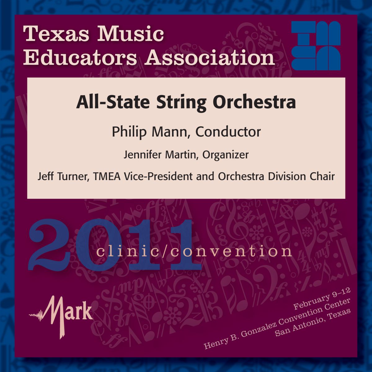 2011 Texas Music Educators Association: All-State String Orchestra - click here