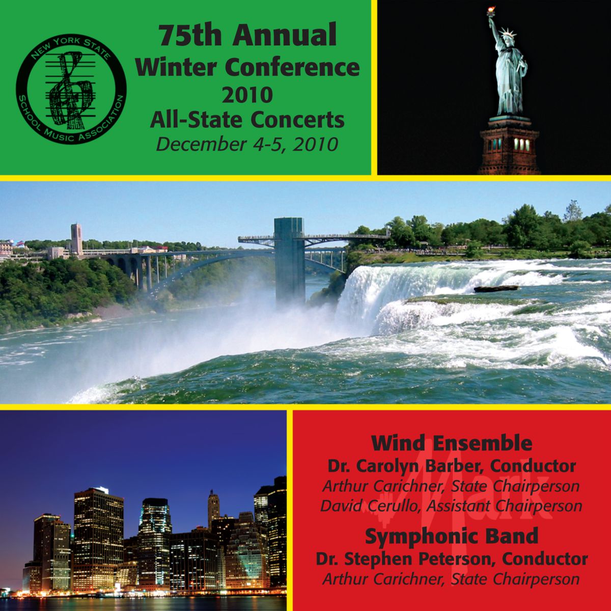 2010 New York State School Music Association: All-State Wind Ensemble and All-State Symphonic Band - click here