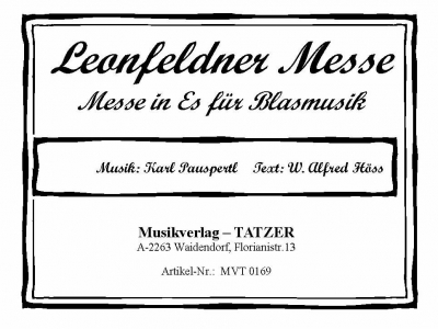 Messe in Es 'Leonfeldner Messe' (Chor) - click here