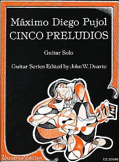 Cinco Preludios for Guitar Solo - click here